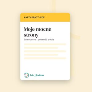 Moje mocne strony — karty pracy